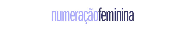 Numeração feminina