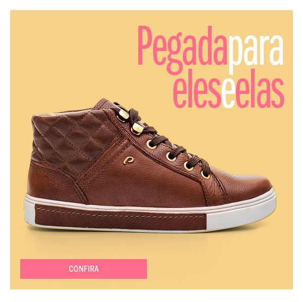 Pegada para eles e elas com desconto!
