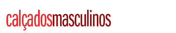 Calçados masculinos