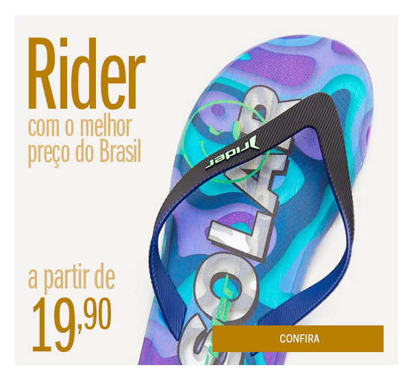 Rider com melhor preço do Brasil