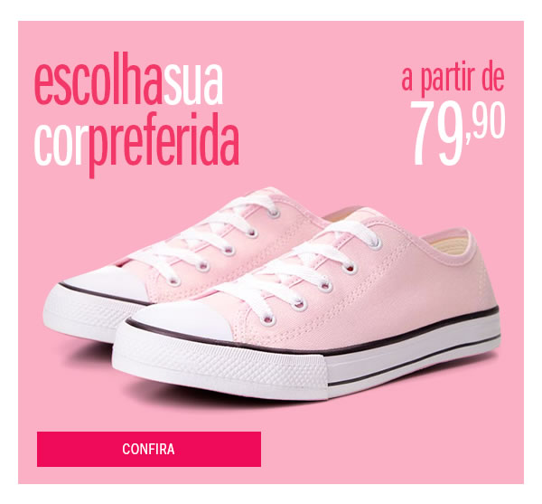 BANNER Escolha sua cor preferida - a partir de 79,90