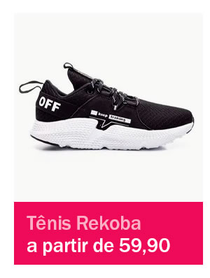 Tênis rekoba a partir de 59,90