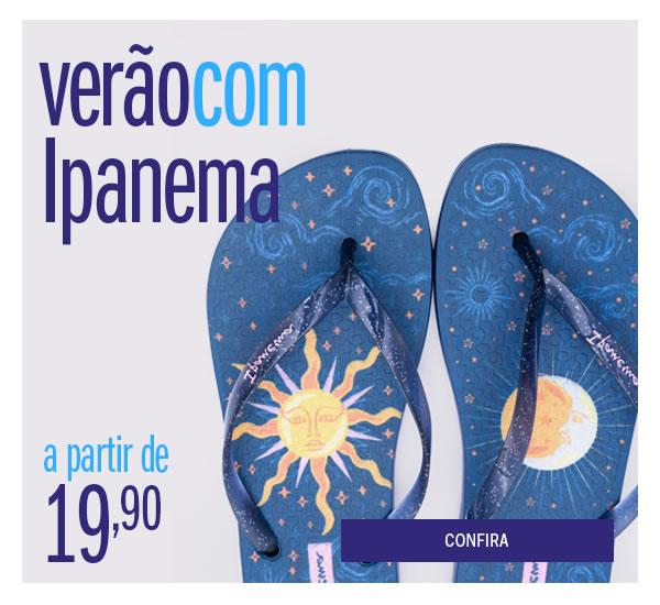 Curta o Verão com ipanema  a partir de 19,90
