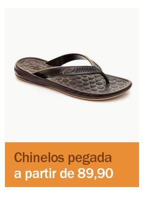 Chinelos pegada a partir de 89,90