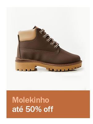 Molekinho até 50 %

