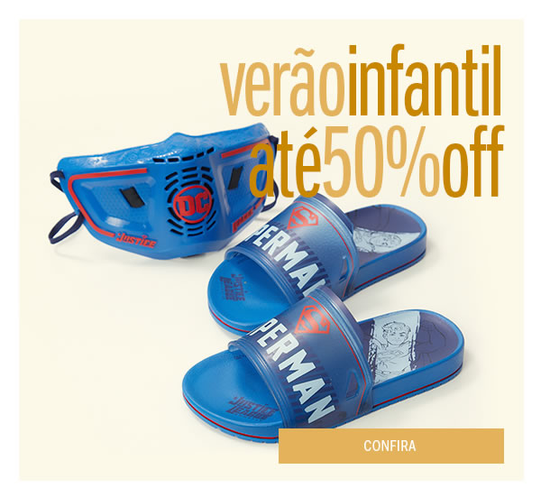 Verão infantil até 50% OFF

