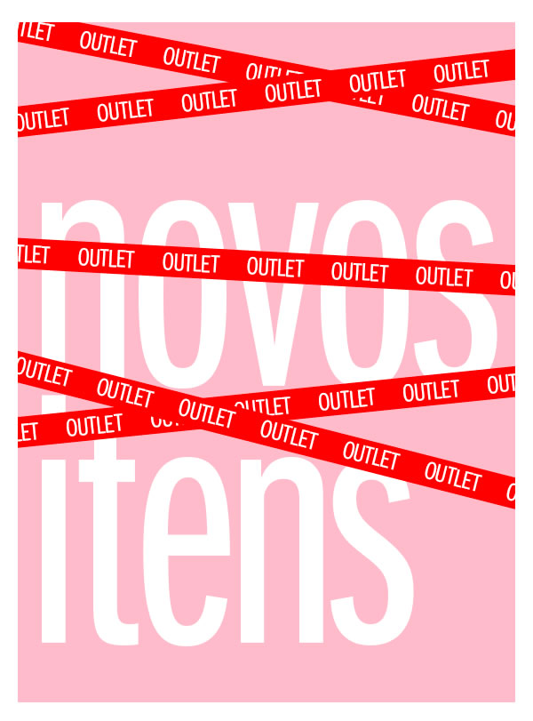 Novos itens com desconto! é outlet de verdade