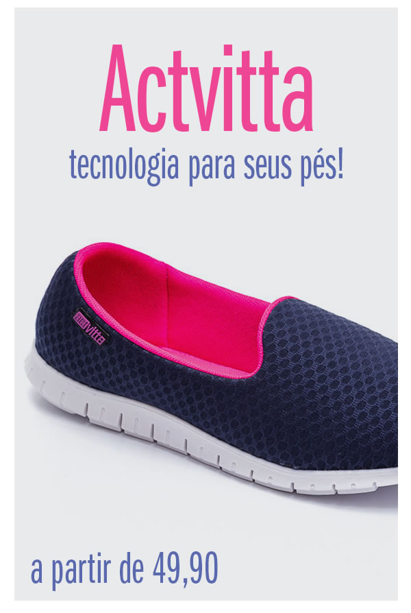 Actvitta - Tecnologia para seus pés - a partir de 49,90
