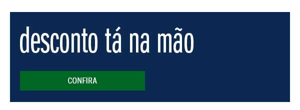 Desconto tá na mão