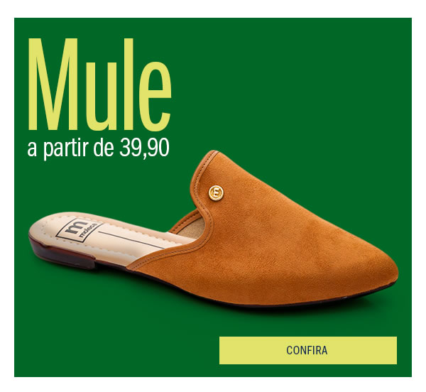 Mule o queridinho da estação a partir de 39,90
