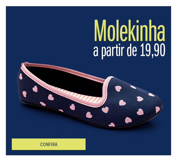 Molekinha a partir de 19,90
