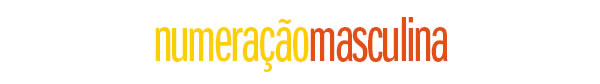 Numeração masculina