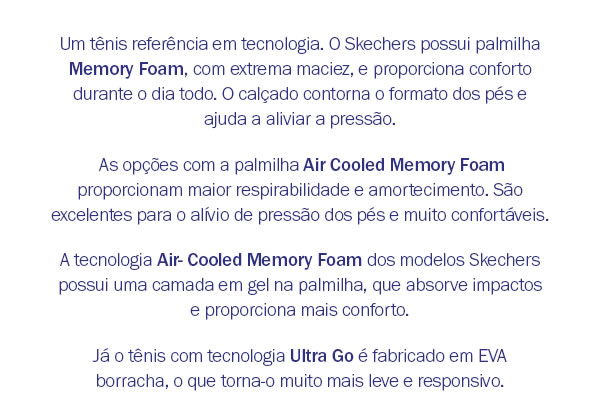 Skechers Tecnologia