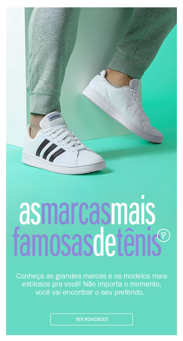 As marcas mais famosas de tênis