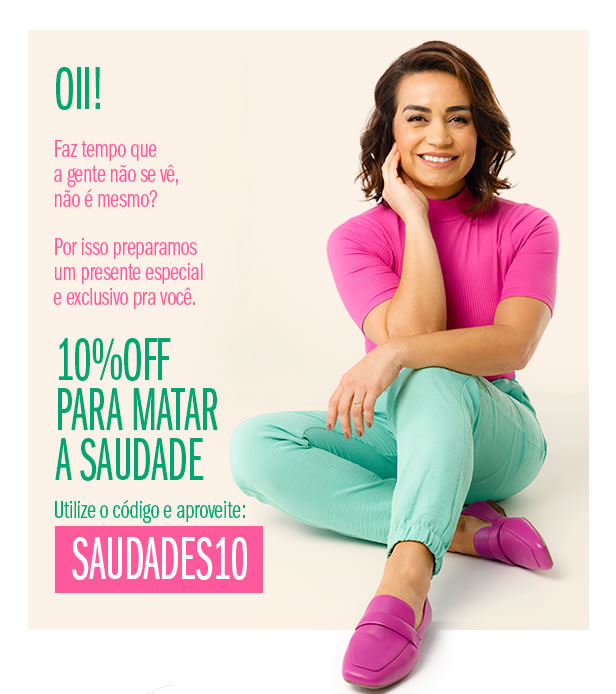10% off saudades