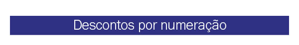 Descontos por numeração