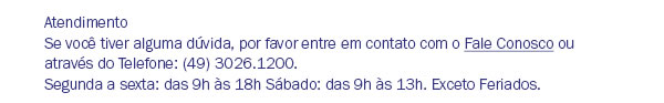 Fale conosco
