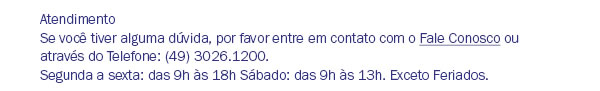 Fale conosco