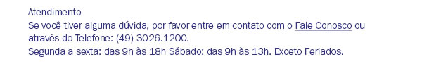 Fale conosco
