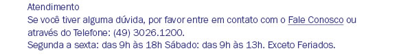 Fale conosco