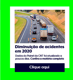 Diminuição de acidentes em 2020