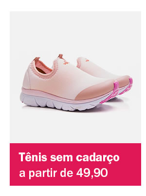 Tênis sem cadarço