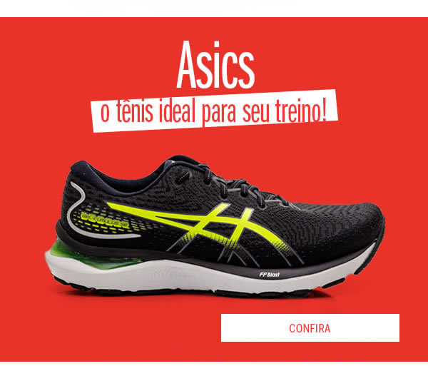 O tênis ideal para seu treino: Asics