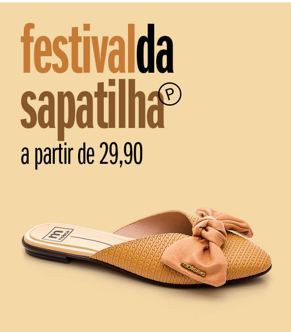 Festival da sapatilha a partir de 29,90
