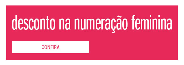 Desconto na numeração feminina